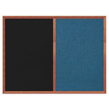 United Visual Products Slim Style Indoor Enclosed Corkboard, 12 UV500SC-SATIN-APRICOT